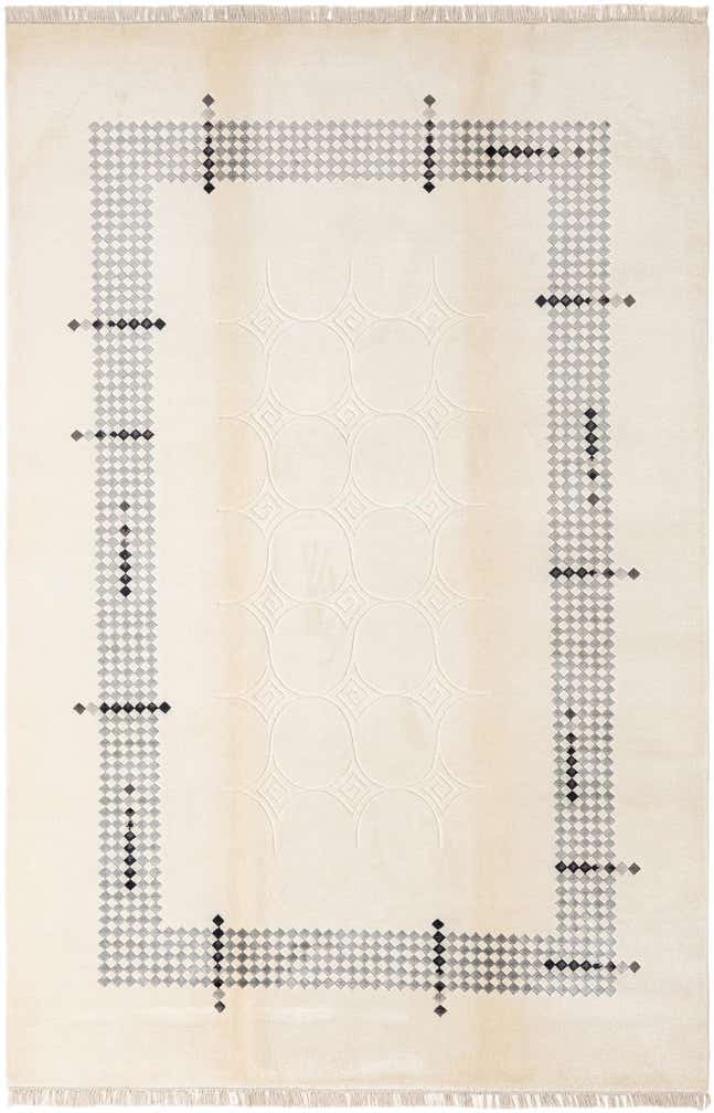 6' 6 x 9' 9 Hand Knotted Darya Wool Rug