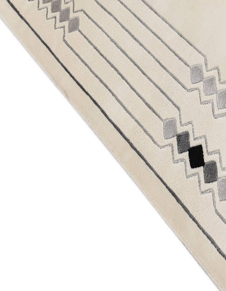 Detail image of 6' 10 x 9' 6  Hand Knotted Darya Wool Rug