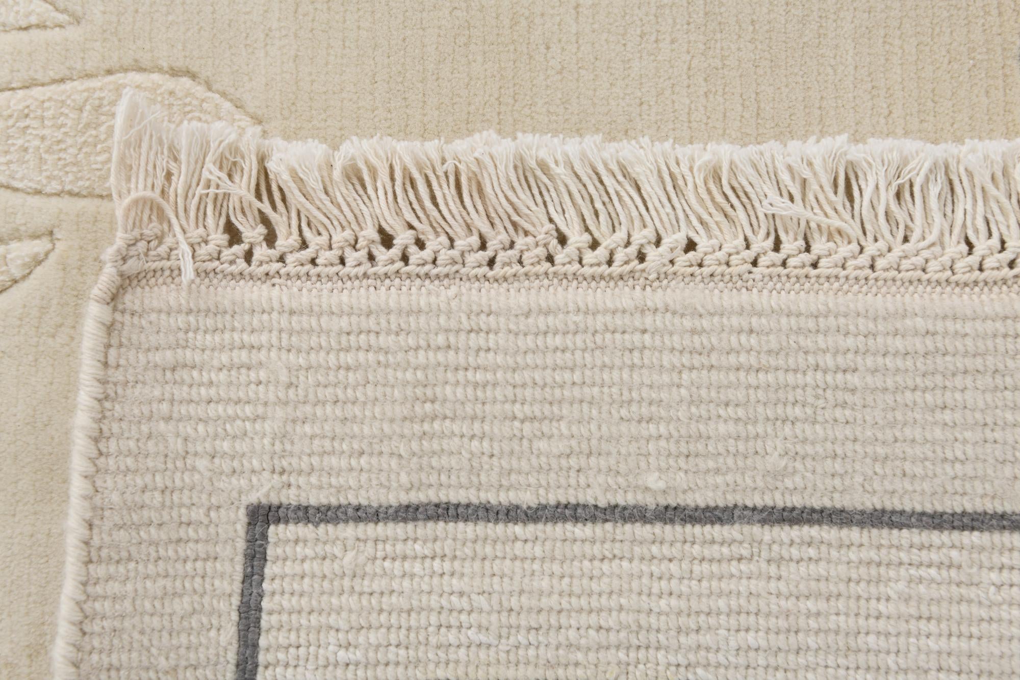 6' 10 x 9' 6 Hand Knotted Darya Wool Rug