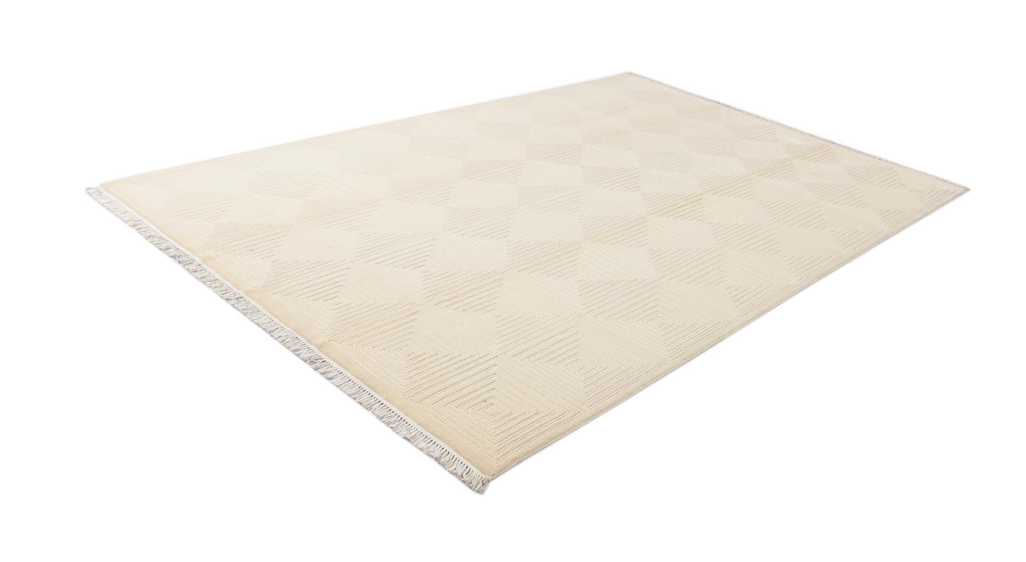 6' 9 x 10' 1 Hand Knotted Darya Wool Rug
