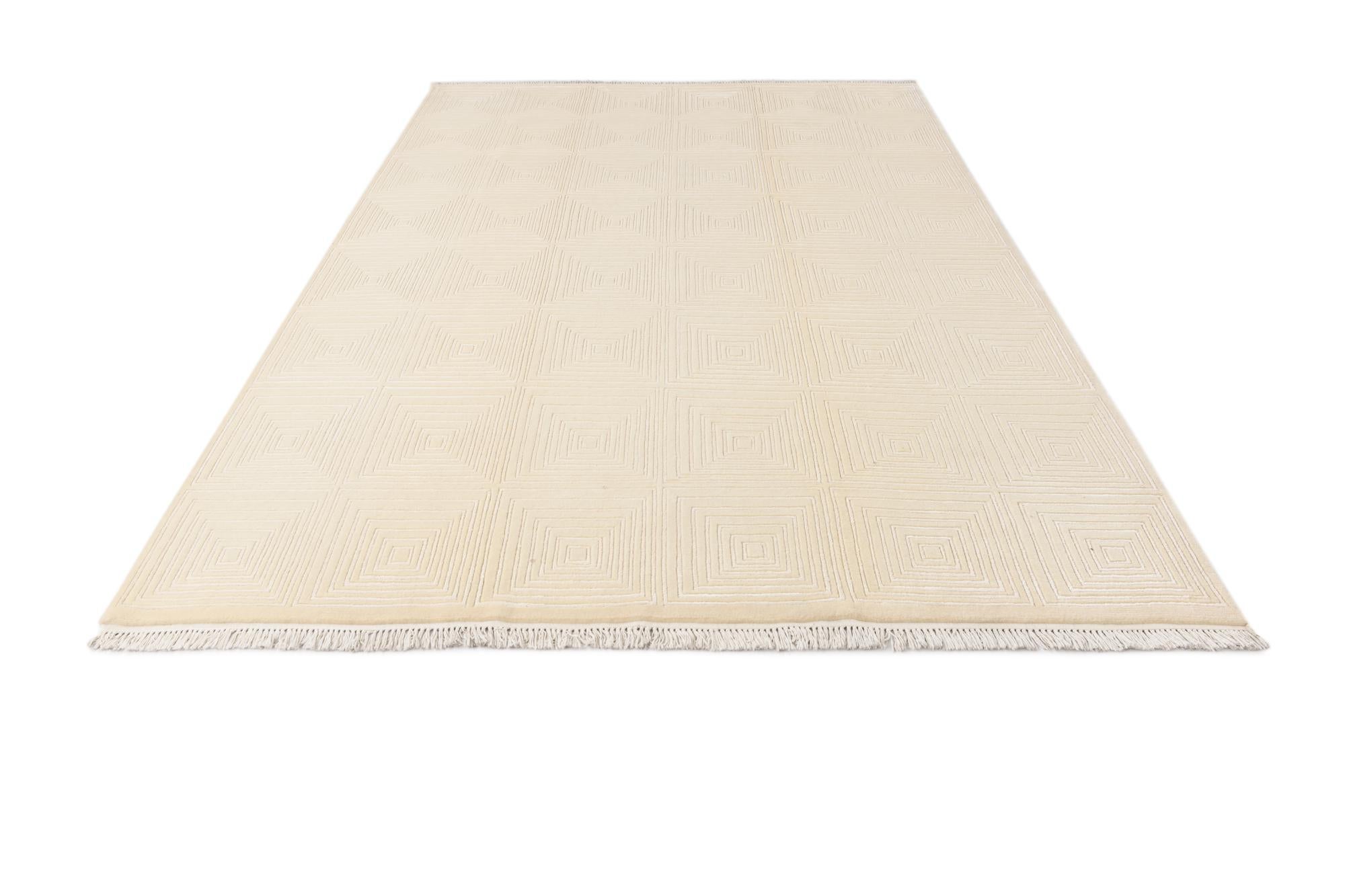 6' 9 x 10' 1 Hand Knotted Darya Wool Rug