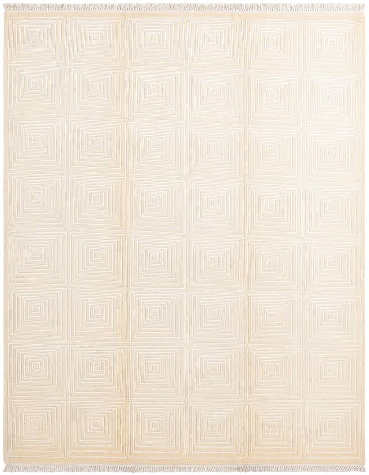 Detail image of 6' 9 x 10' 1 Hand Knotted Darya Wool Rug