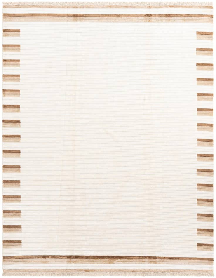 Detail image of 6' 5 x 9' 8 Hand Knotted Darya Wool Rug