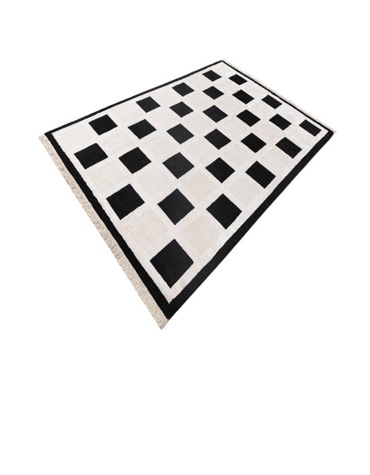 Detail image of 6' 7 x 9' 10  Hand Knotted Darya Wool Rug