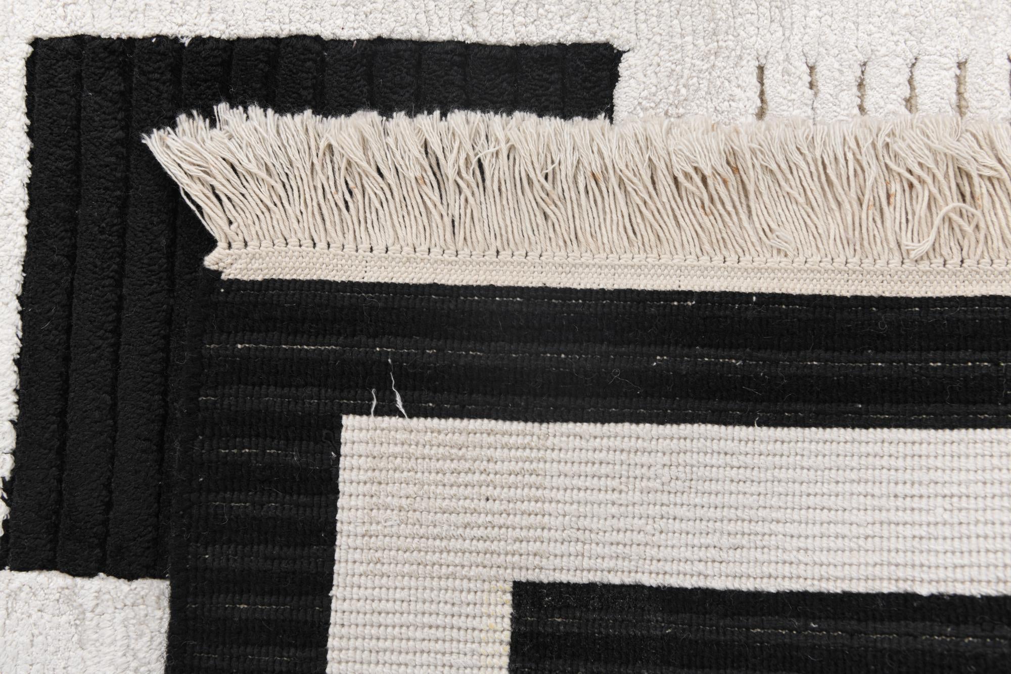 6' 7 x 9' 10 Hand Knotted Darya Wool Rug