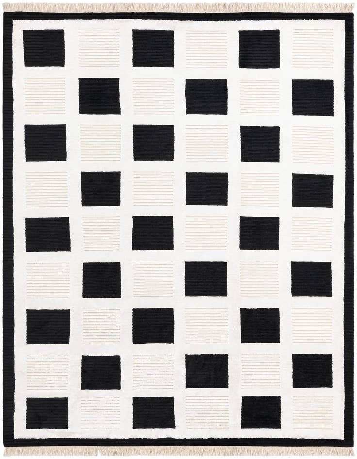 Detail image of 6' 7 x 9' 10 Hand Knotted Darya Wool Rug