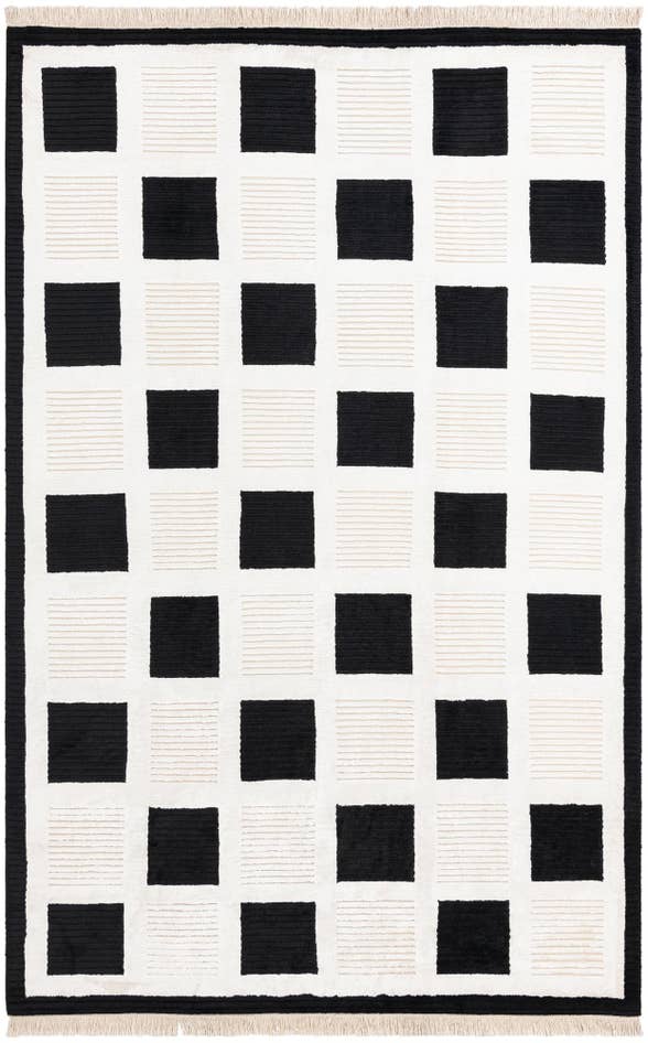 Detail image of 6' 7 x 9' 10 Hand Knotted Darya Wool Rug