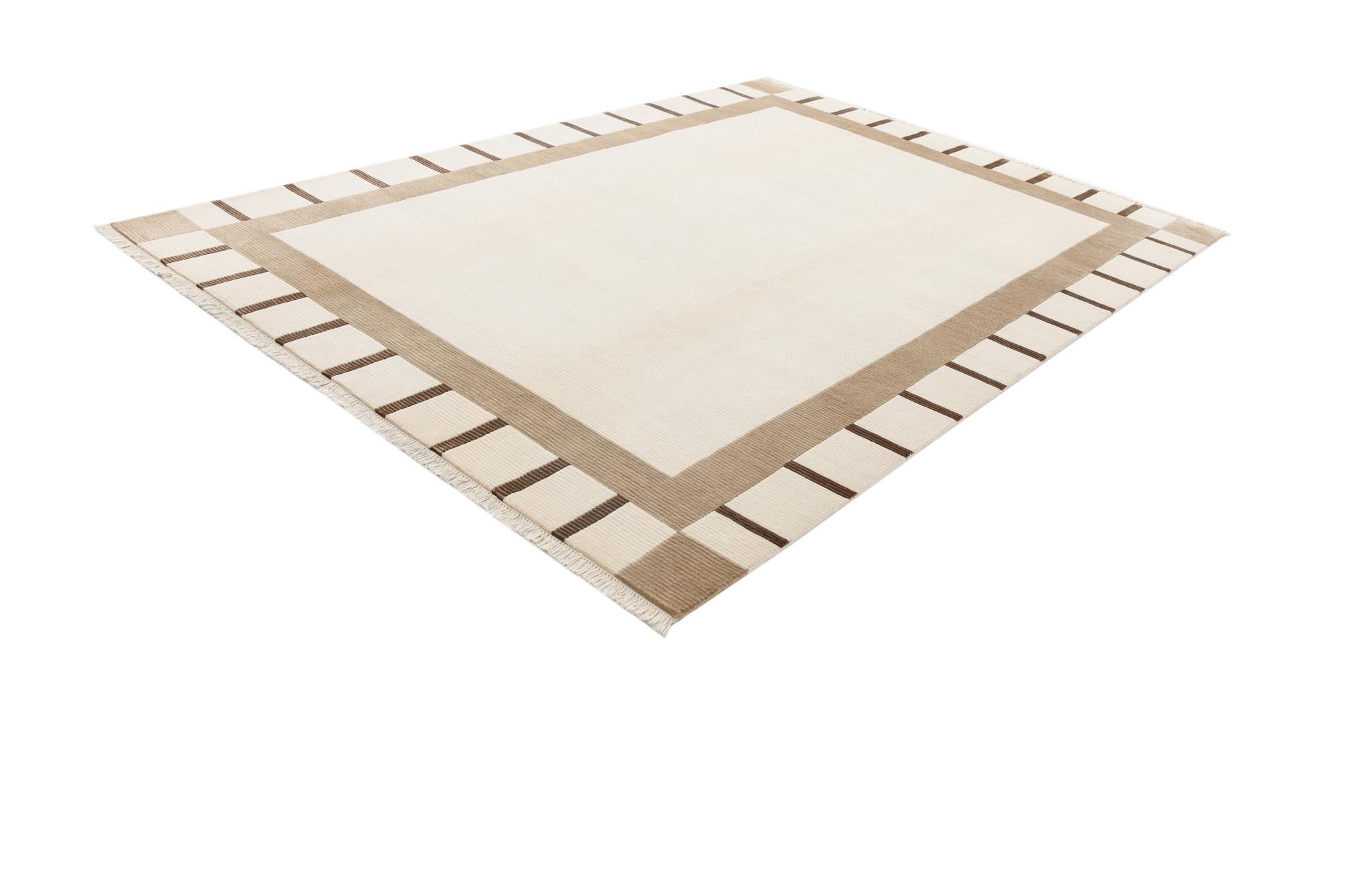 6' 9 x 9' 5 Hand Knotted Darya Wool Rug