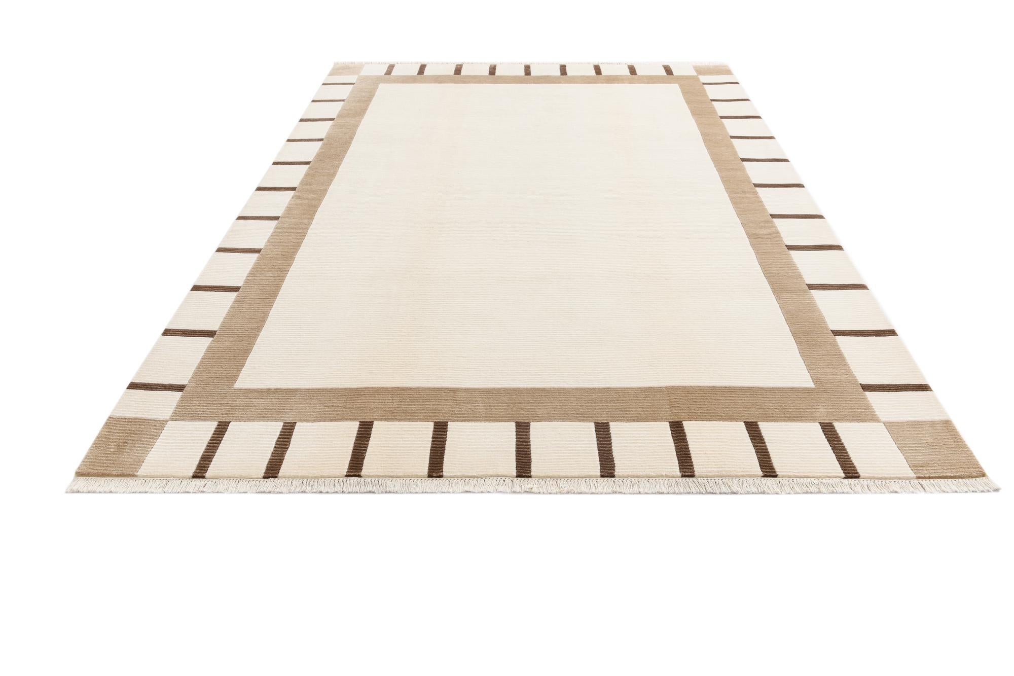 6' 9 x 9' 5 Hand Knotted Darya Wool Rug