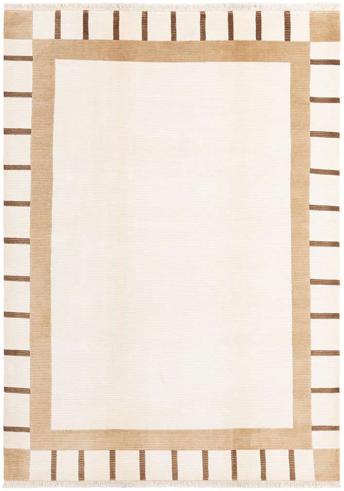 6' 9 x 9' 5 Hand Knotted Darya Wool Rug