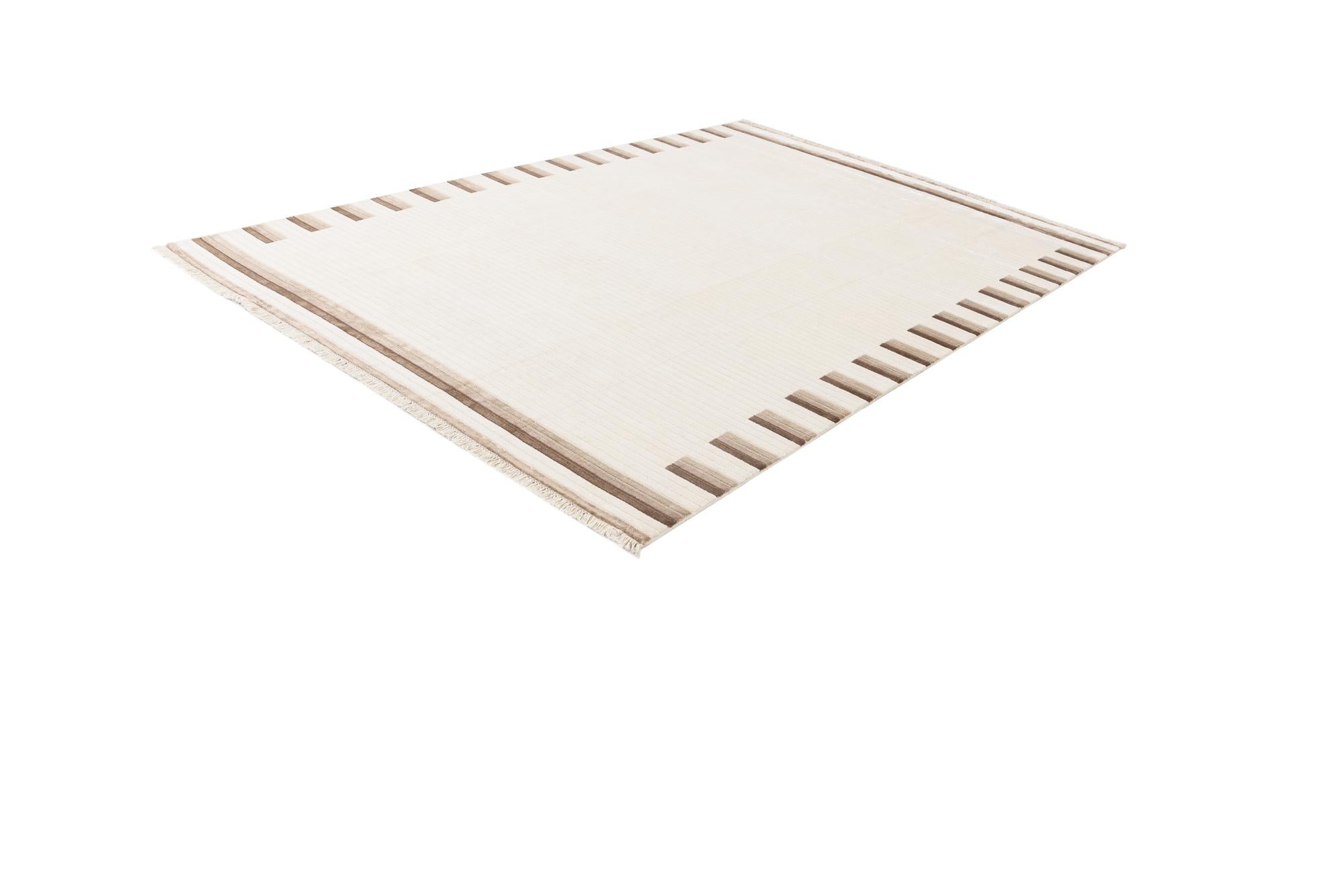 6' 6 x 9' 9 Hand Knotted Darya Wool Rug