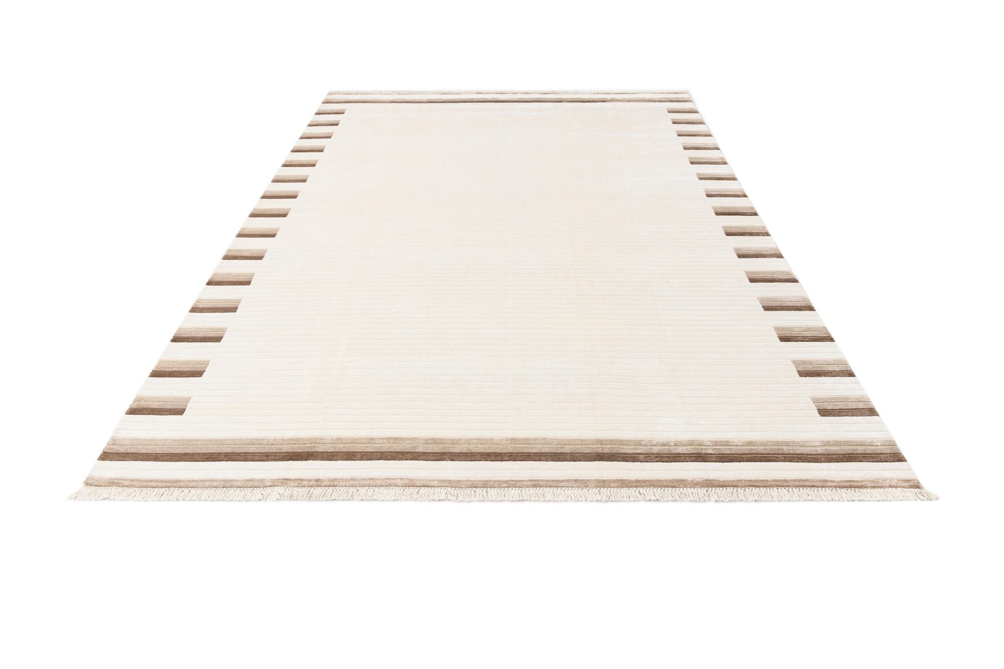 6' 6 x 9' 9 Hand Knotted Darya Wool Rug