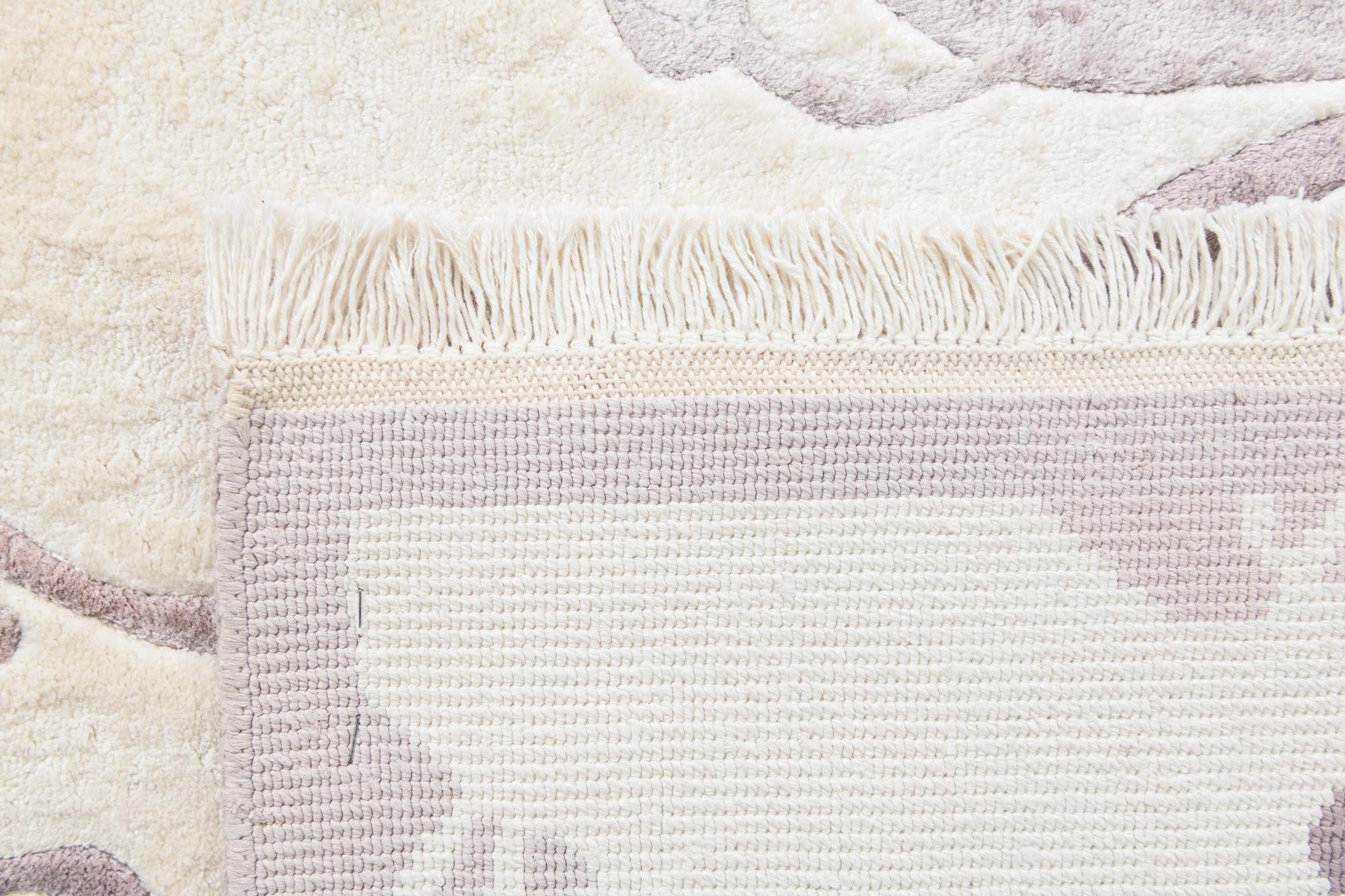 5' 9 x 7' 10 Hand Knotted Darya Wool Rug