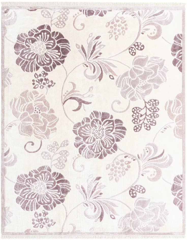 Detail image of 5' 9 x 7' 10 Hand Knotted Darya Wool Rug