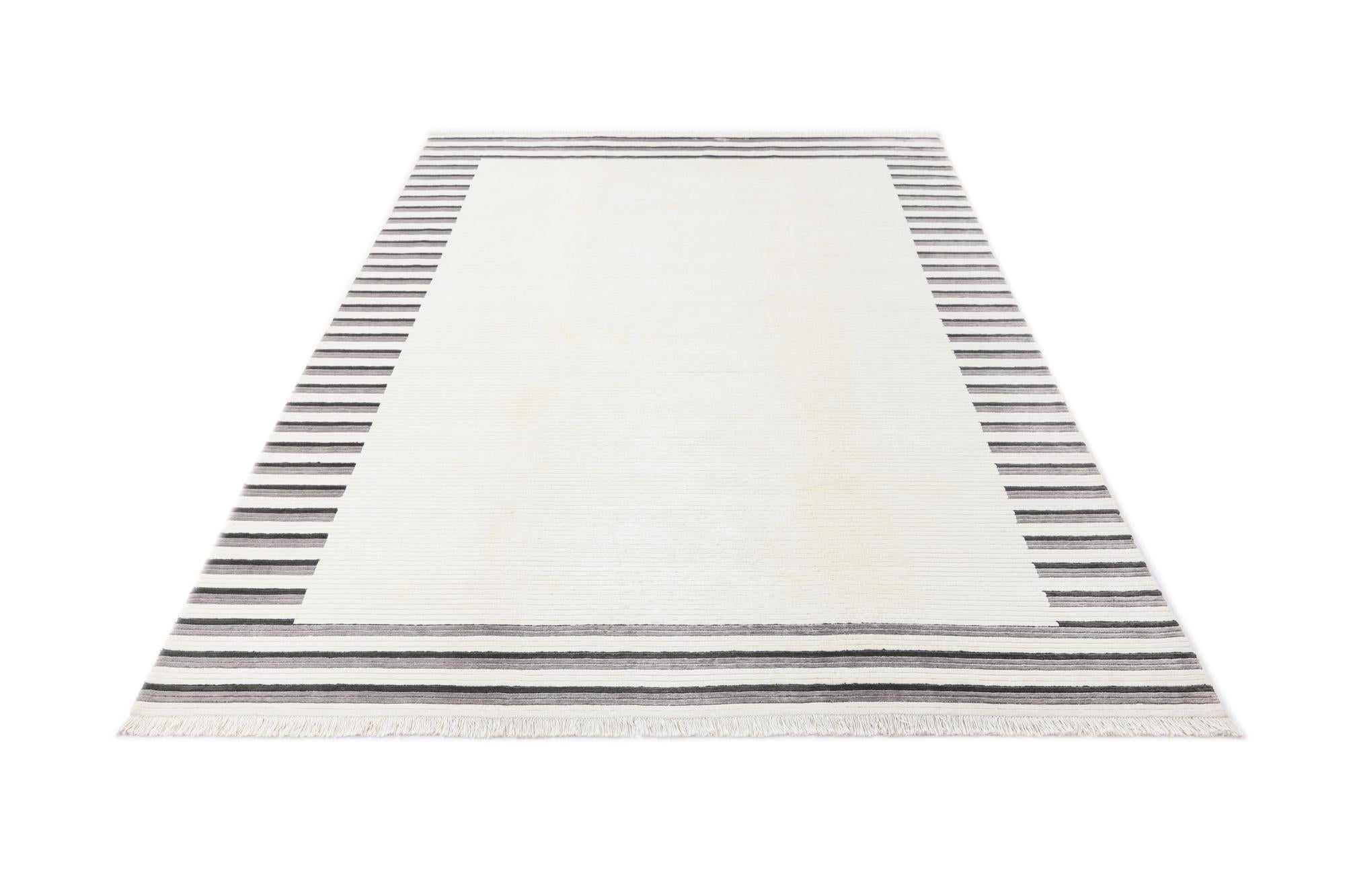 6' 7 x 9' 9 Hand Knotted Darya Wool Rug