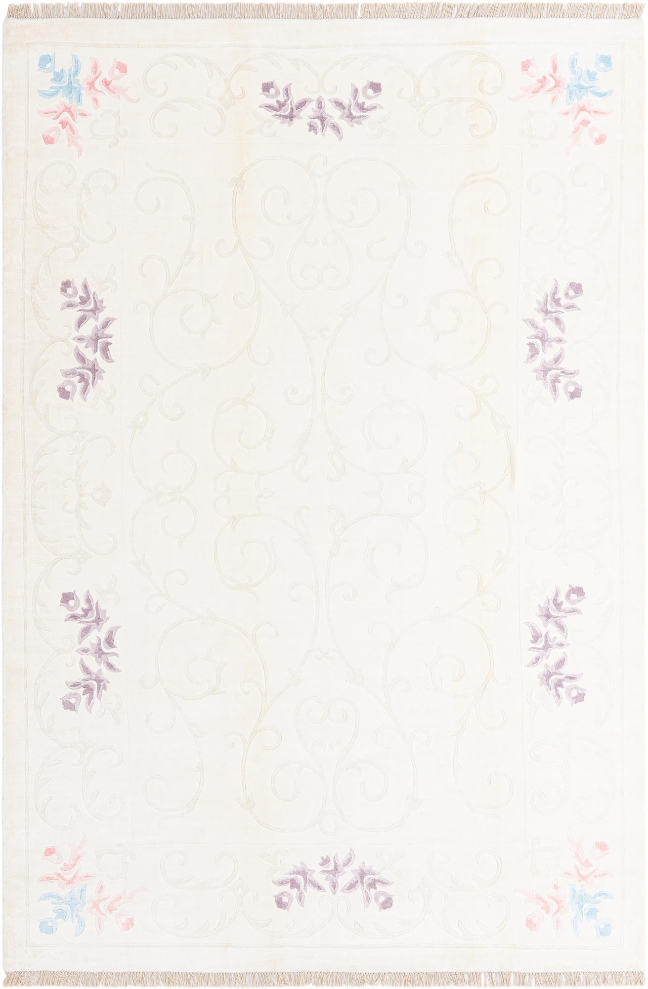 6' 7 x 9' 11 Hand Knotted Darya Wool Rug