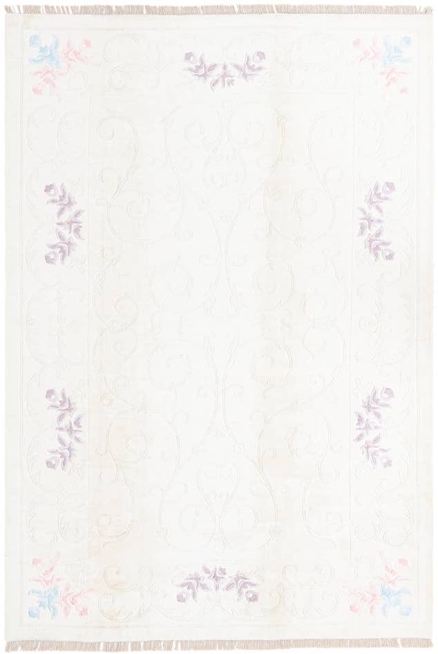 Detail image of 6' 7 x 9' 8 Hand Knotted Darya Rug