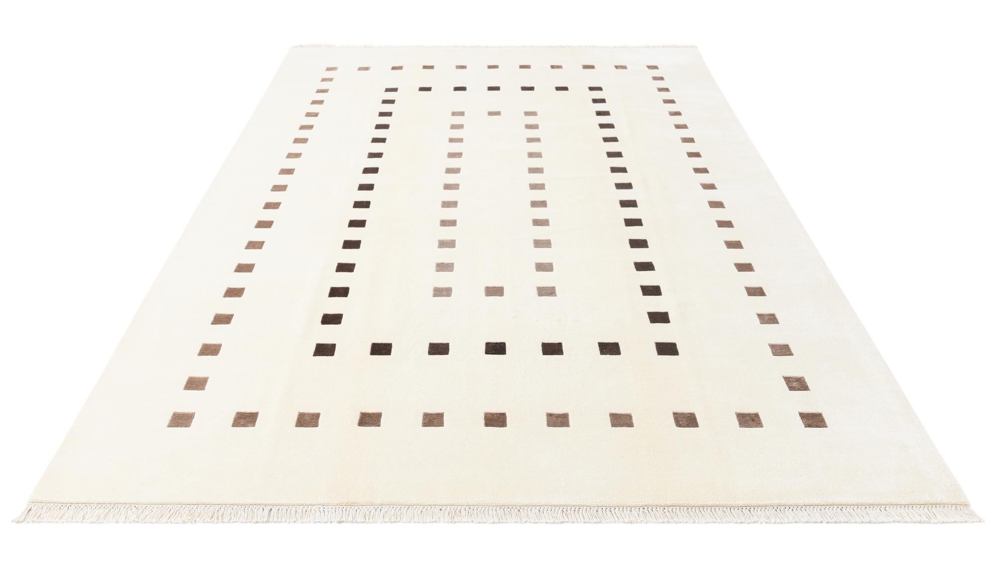 6' 6 x 9' 5 Hand Knotted Darya Wool Rug