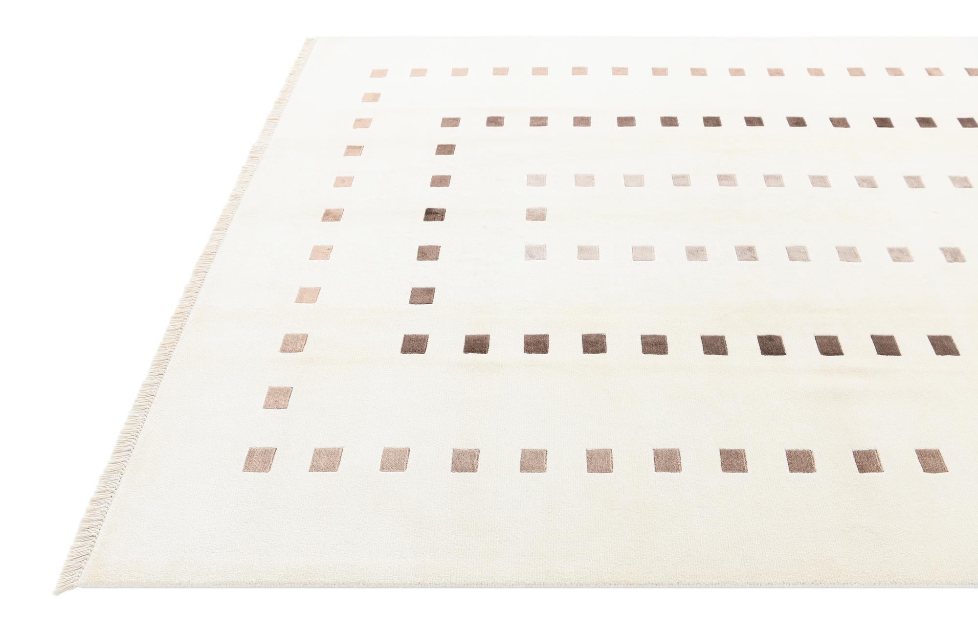 6' 6 x 9' 5 Hand Knotted Darya Wool Rug