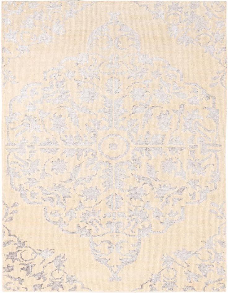 Detail image of 4' 10 x 7' 10 Hand Knotted Darya Rug