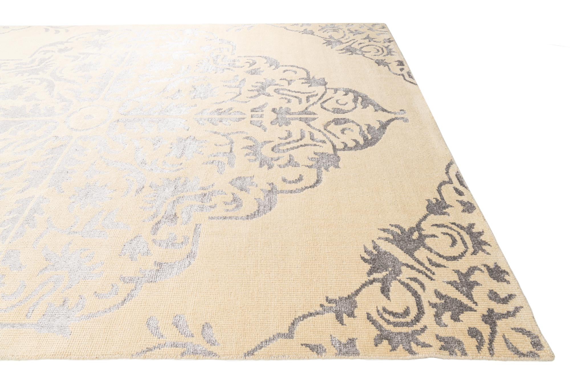 9' x 12' 8 Hand Knotted Darya Rug