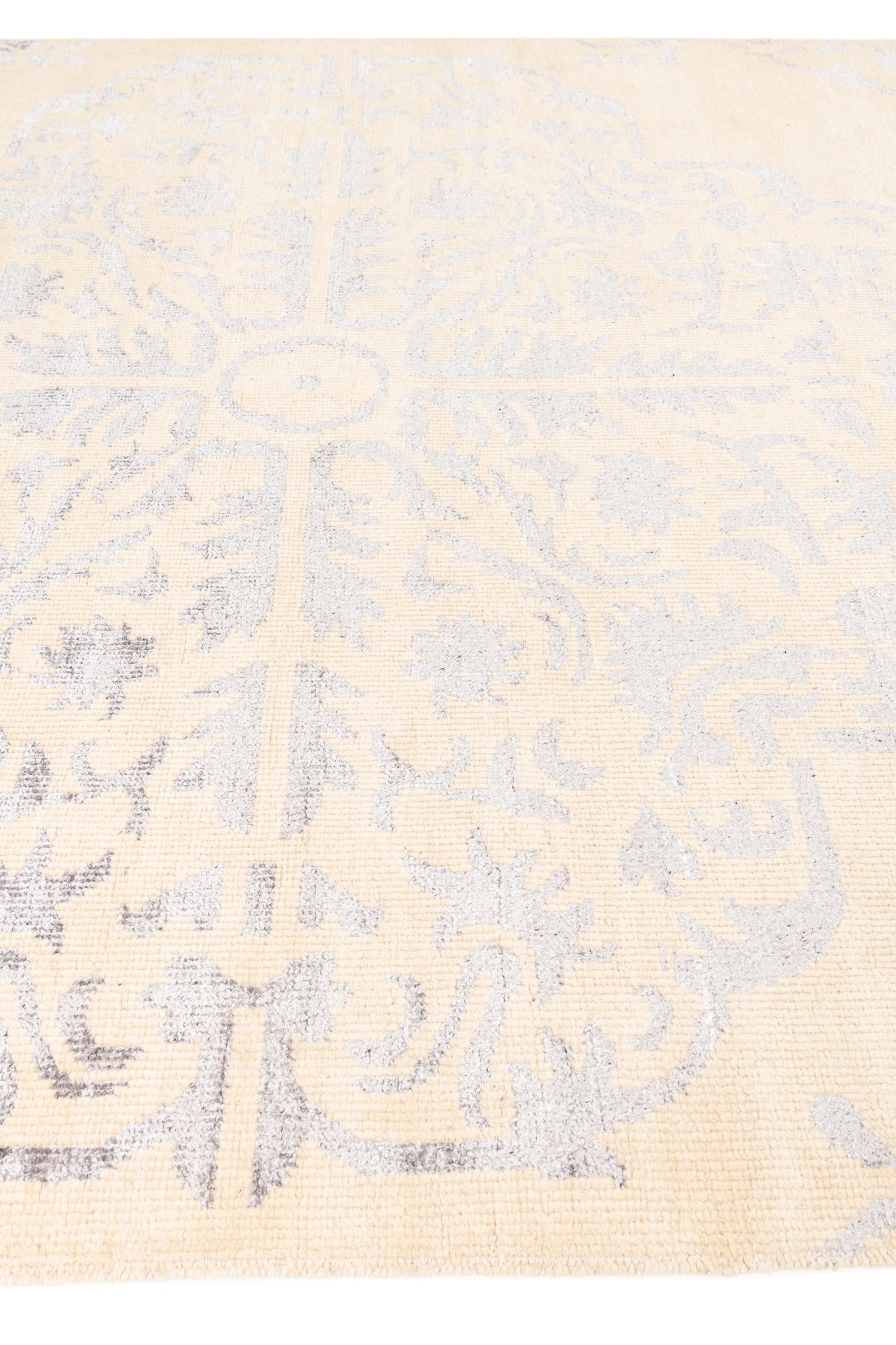 8' x 10' 8 Hand Knotted Darya Rug