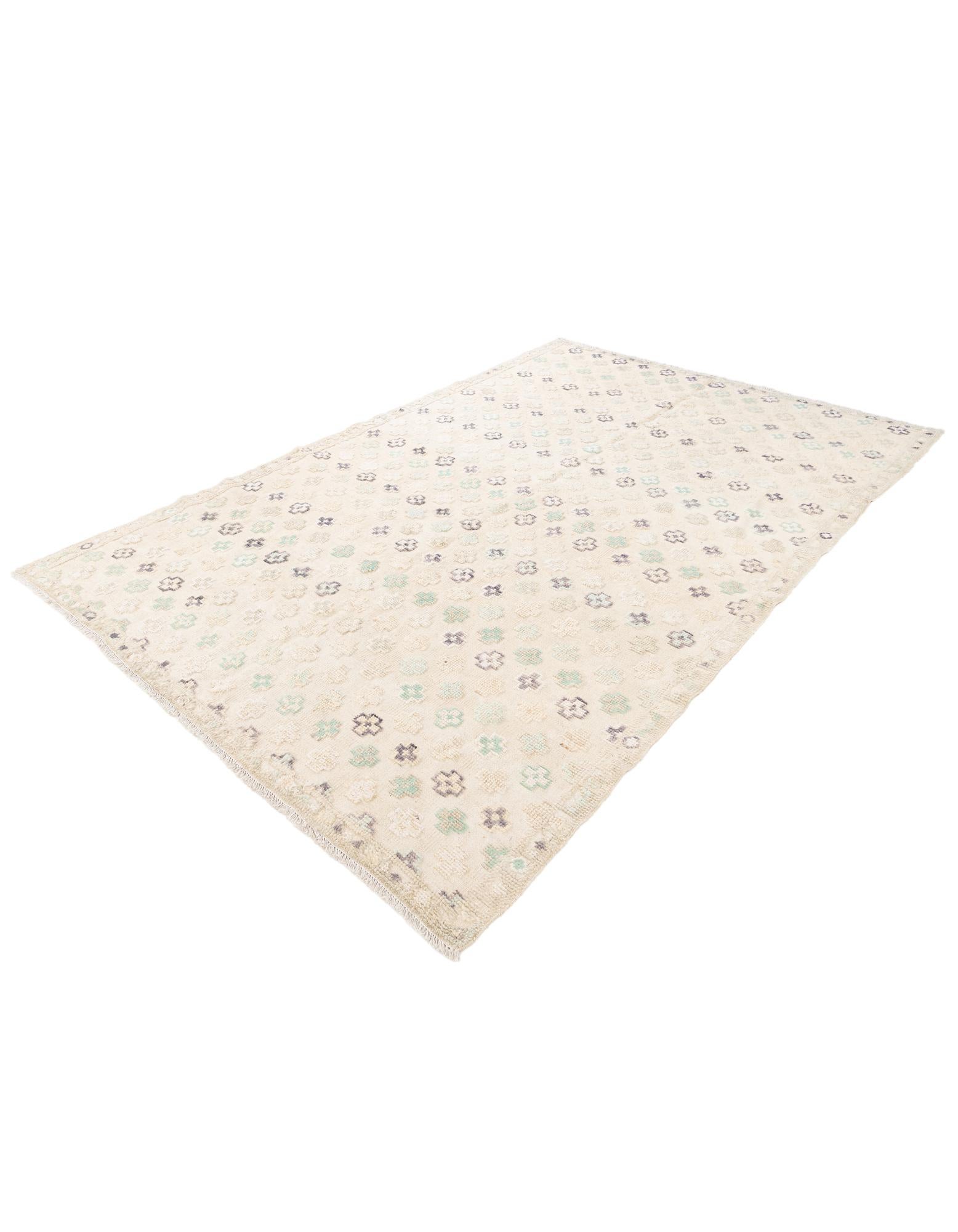 6' 3 x 9' 4 Hand Knotted Darya Wool Rug