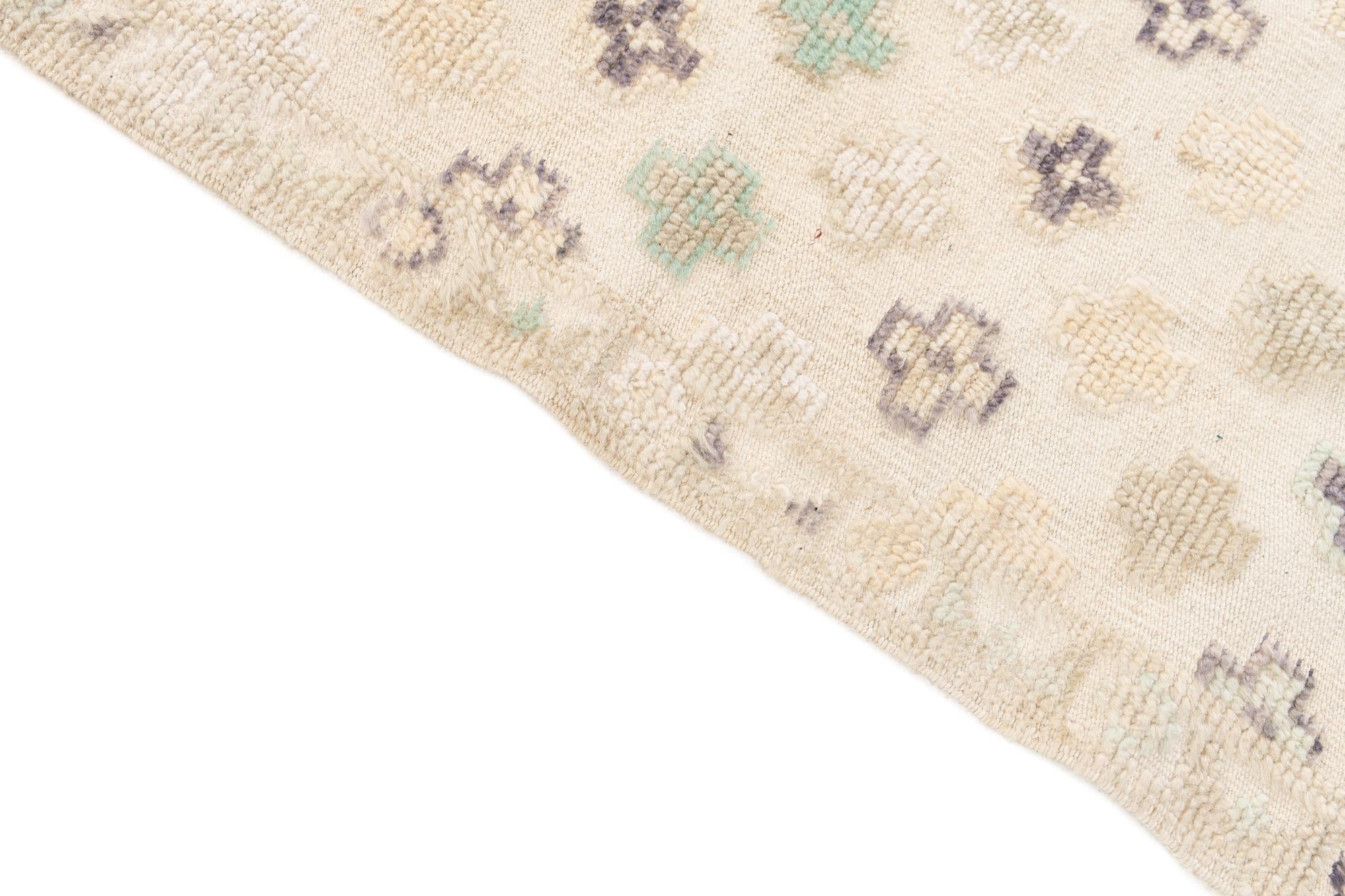 6' 3 x 9' 4 Hand Knotted Darya Wool Rug