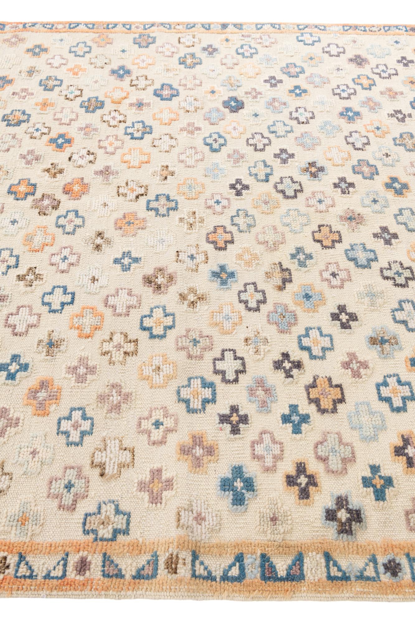 6' 2 x 9' 5 Hand Knotted Darya Wool Rug