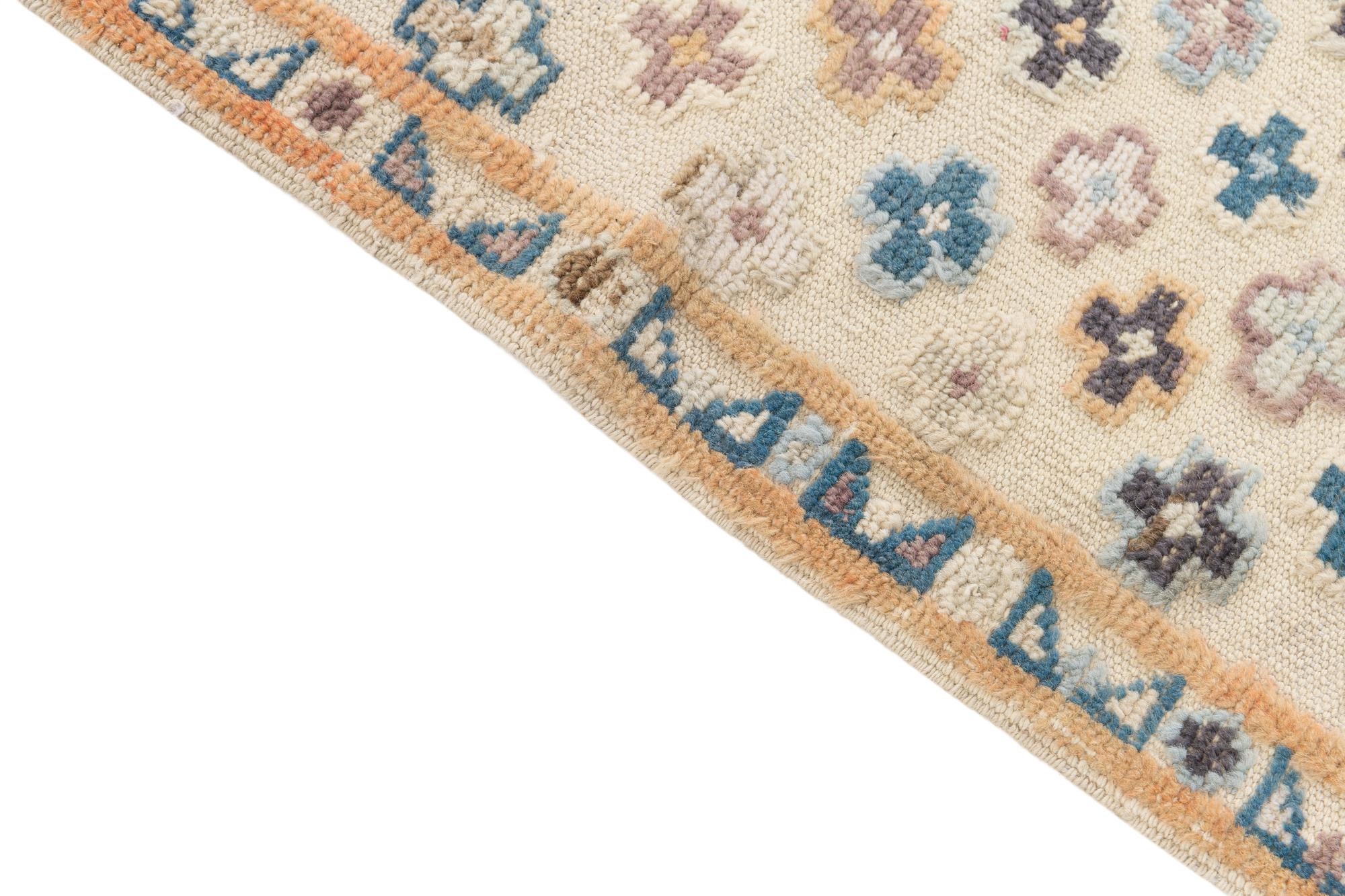 6' 2 x 9' 5 Hand Knotted Darya Wool Rug