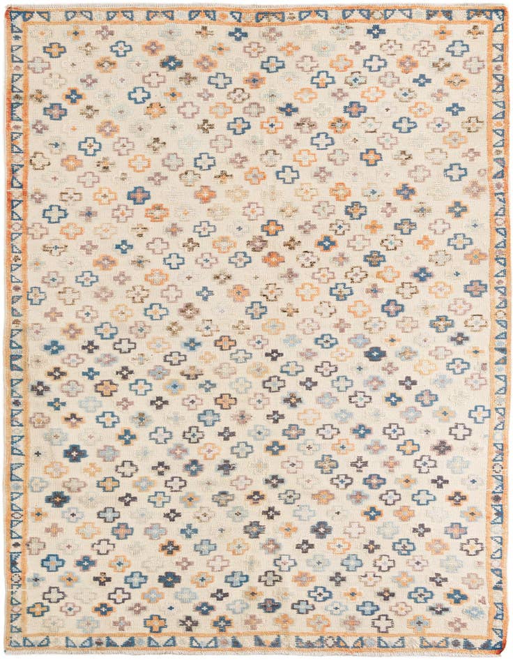 Detail image of 6' 2 x 9' 5 Hand Knotted Darya Wool Rug