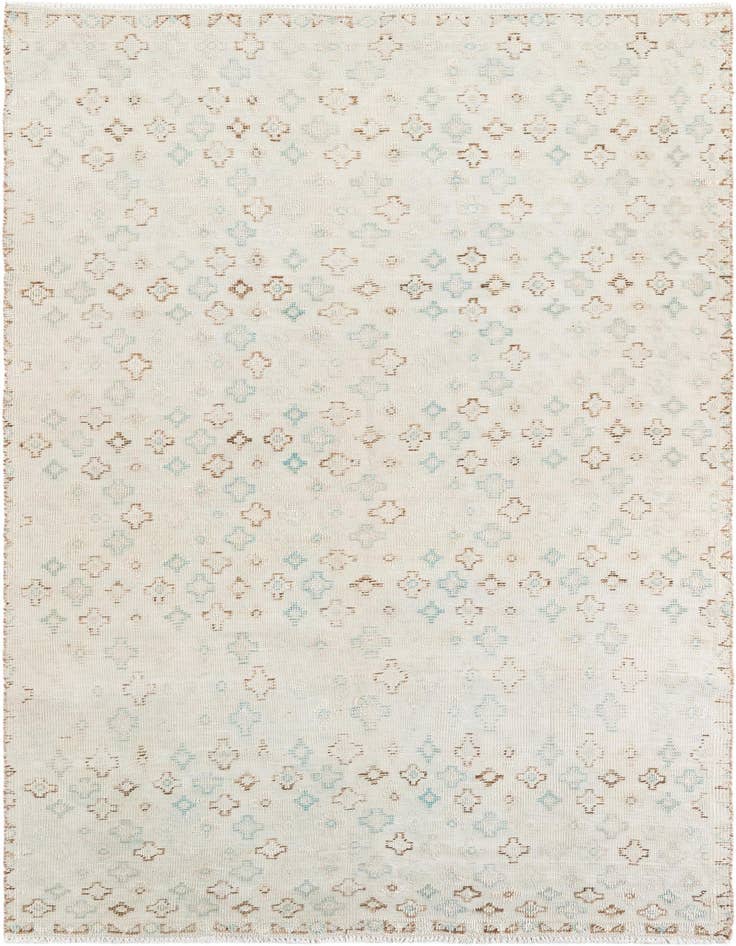 Detail image of 6' 4 x 10' Hand Knotted Darya Wool Rug
