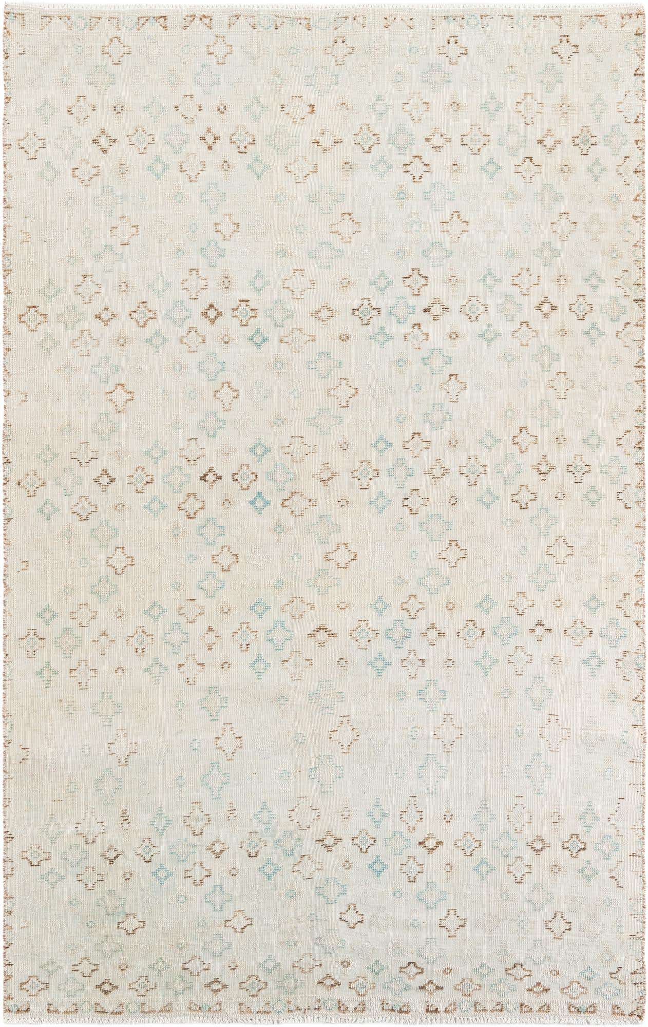 6' 4 x 10' Hand Knotted Darya Wool Rug