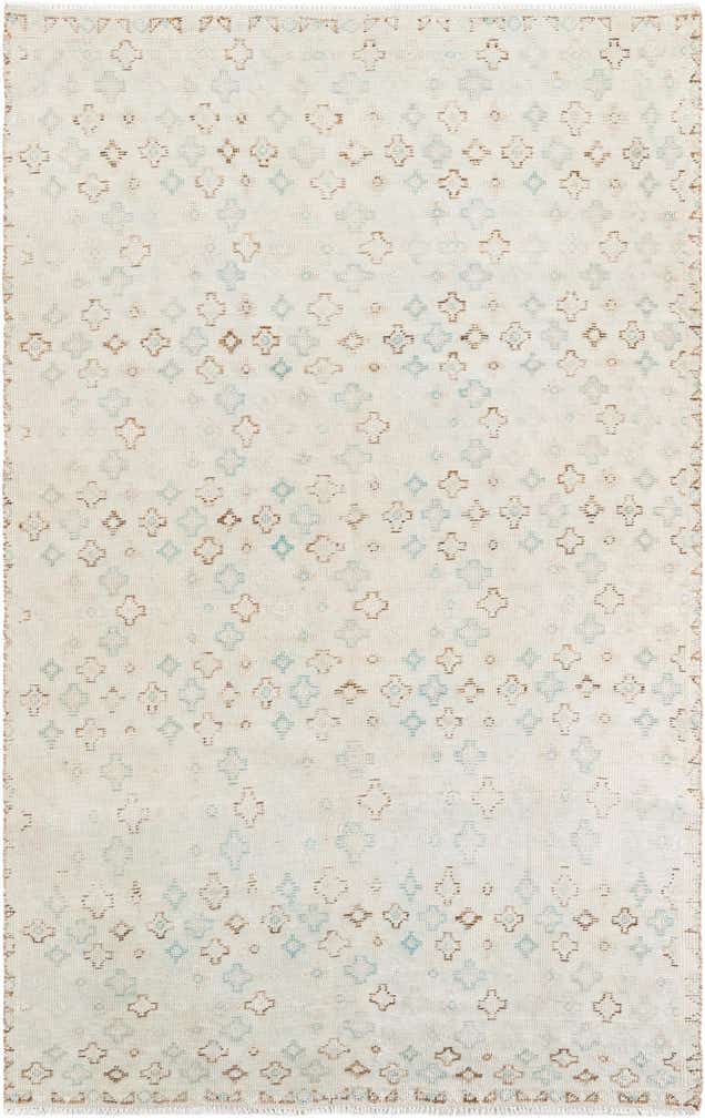 6' 4 x 10' Hand Knotted Darya Wool Rug