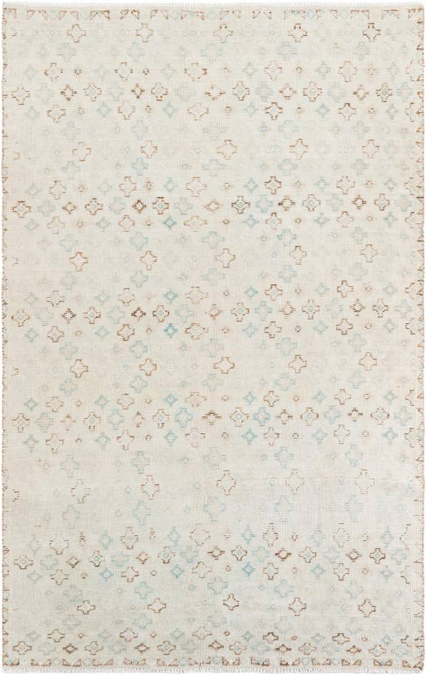 Detail image of 6' 4 x 10' Hand Knotted Darya Wool Rug