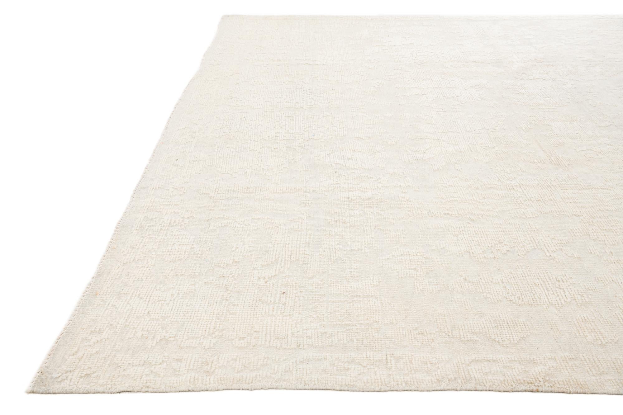 9' 1 x 12' 1 Hand Knotted Darya Wool Rug