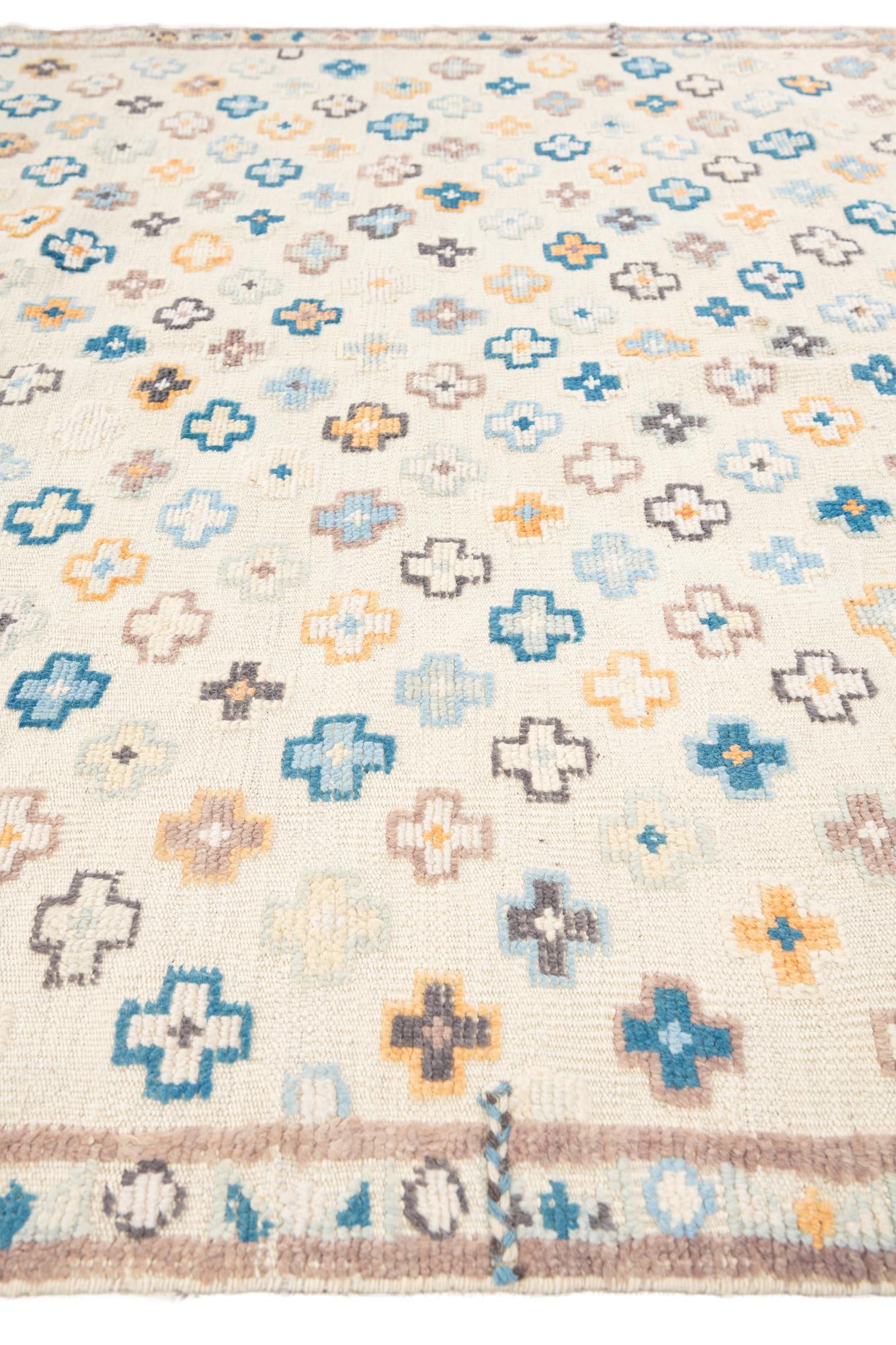 6' 4 x 9' 1 Hand Knotted Darya Wool Rug