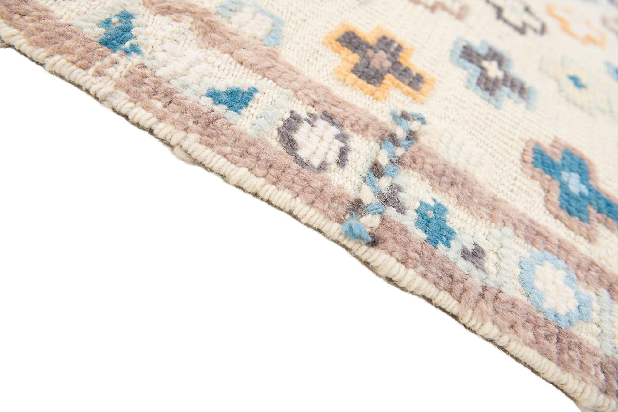6' 4 x 9' 1 Hand Knotted Darya Wool Rug