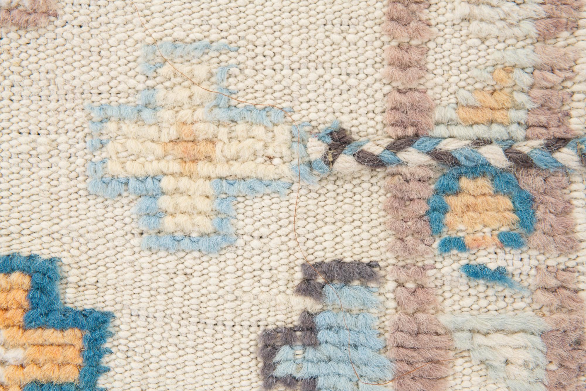 6' 4 x 9' 1 Hand Knotted Darya Wool Rug