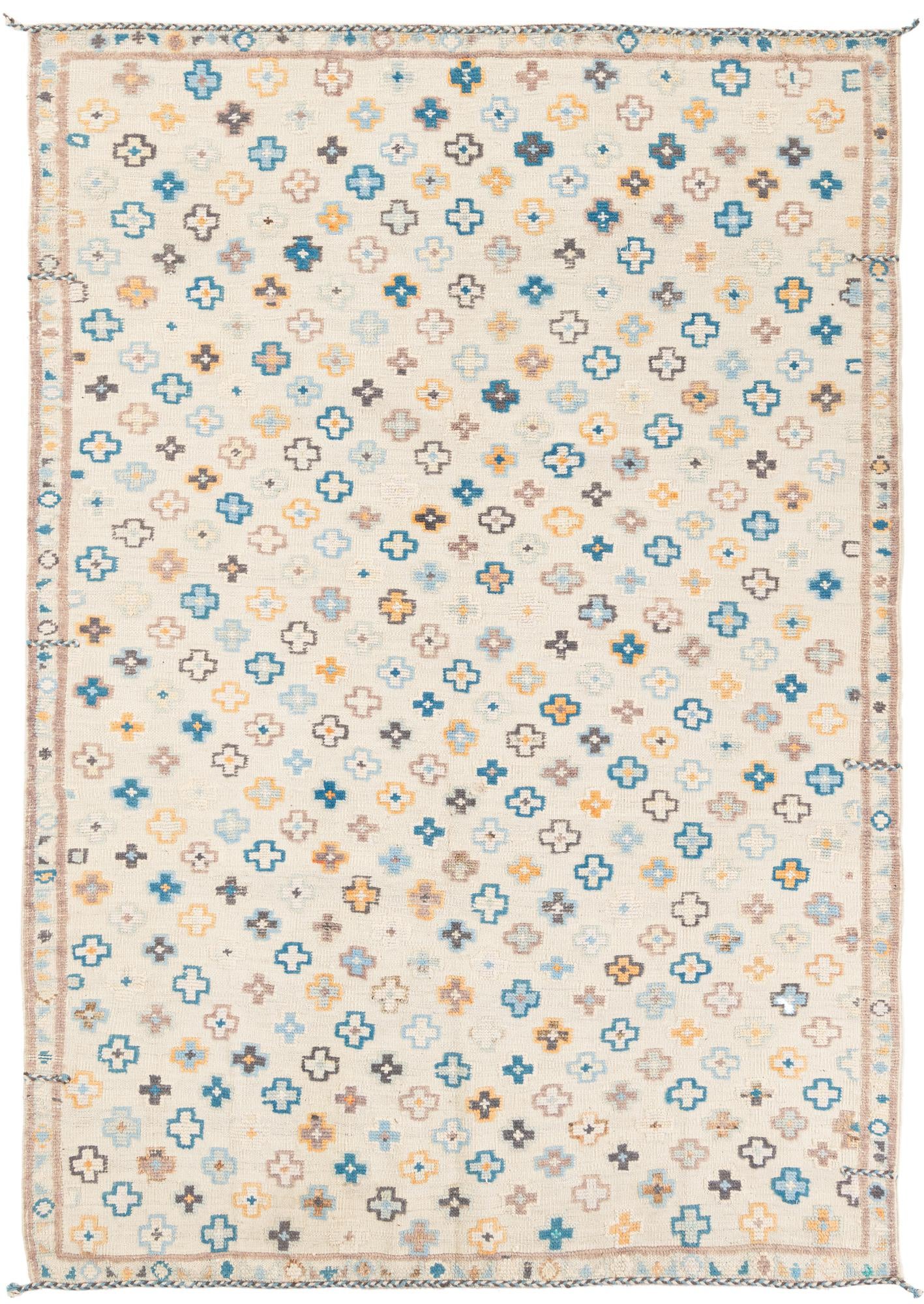 6' 4 x 9' 1 Hand Knotted Darya Wool Rug