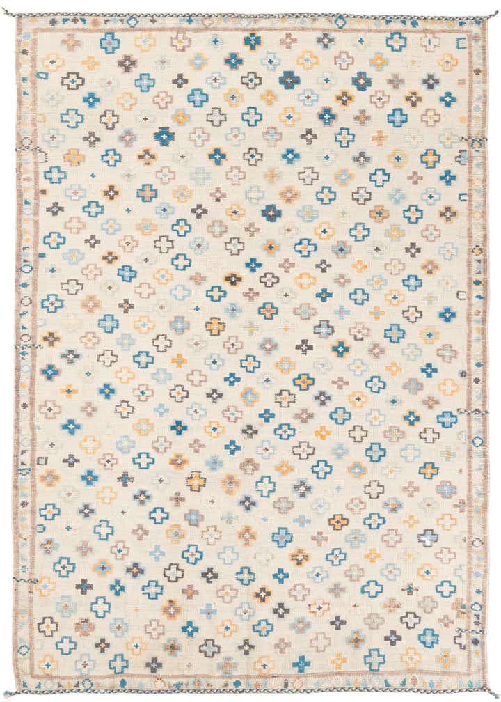 6' 4 x 9' 1 Hand Knotted Darya Wool Rug