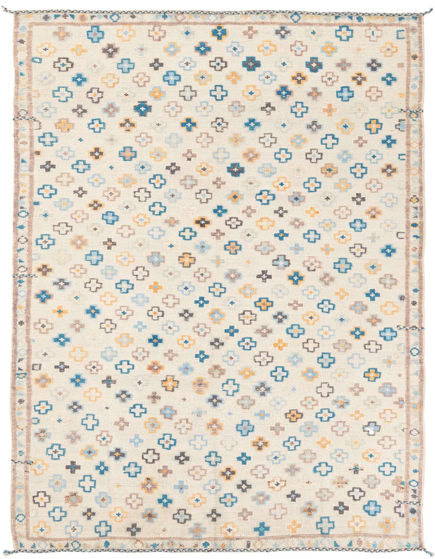 6' 4 x 9' 1 Hand Knotted Darya Wool Rug