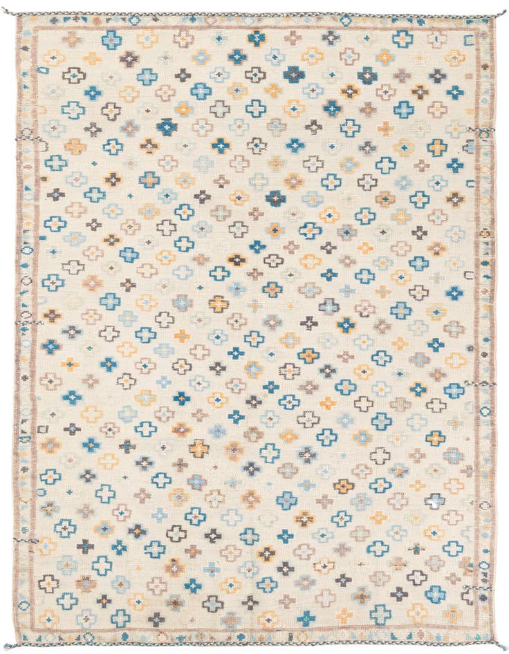 Detail image of 6' 4 x 9' 1 Hand Knotted Darya Wool Rug
