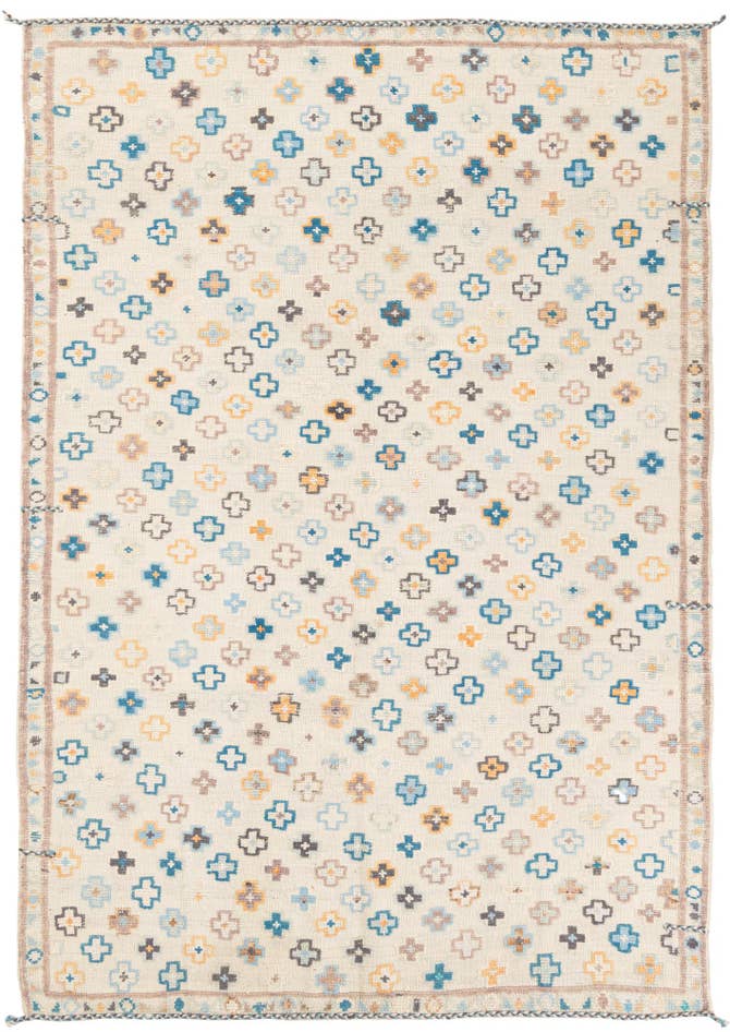 Detail image of 6' 4 x 9' 1 Hand Knotted Darya Wool Rug
