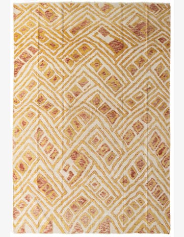 9' 7 x 14' 3 Hand Knotted Darya Wool Rug