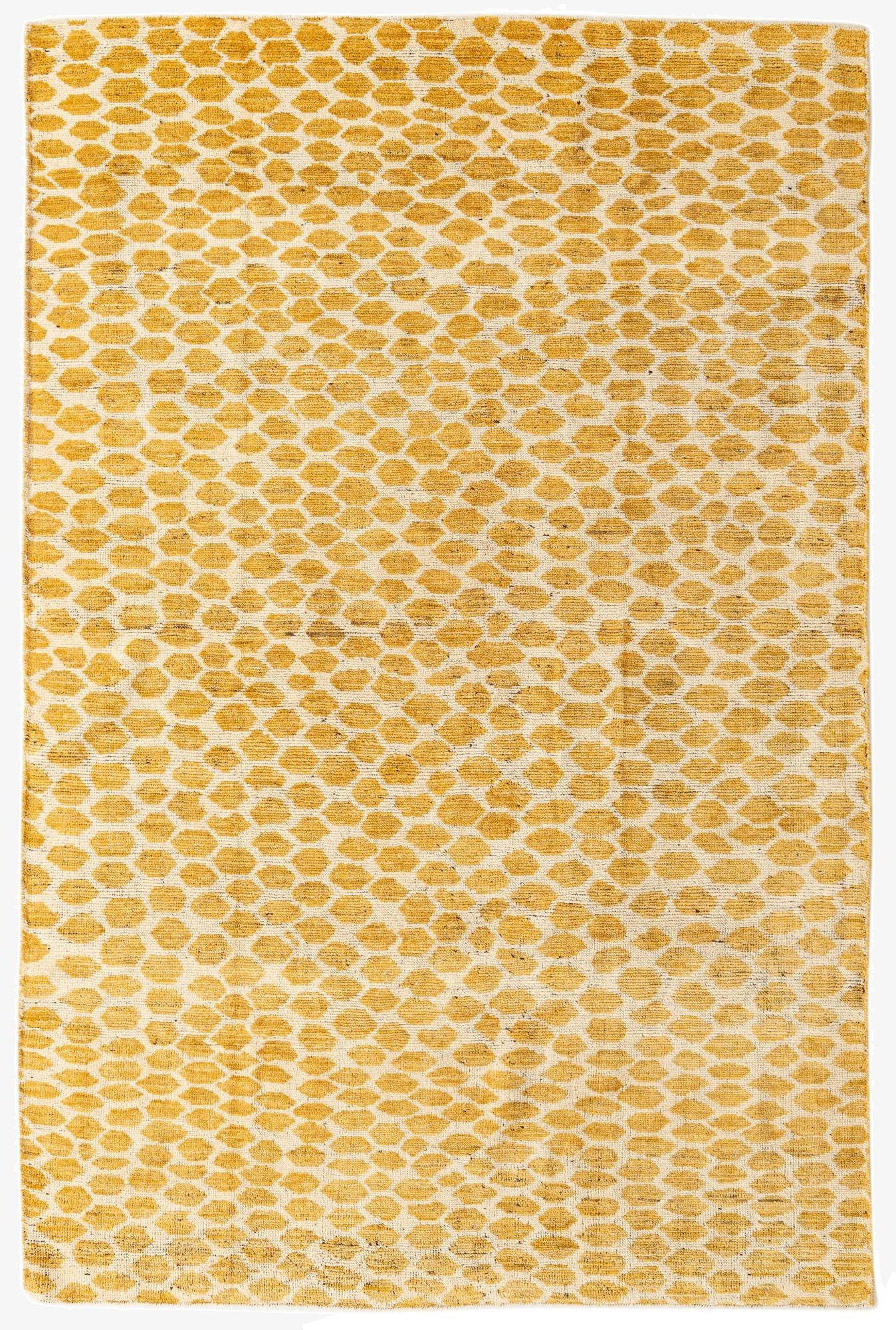 6' 1 x 9' 3  Hand Knotted Darya Wool Rug