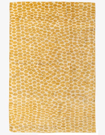 6' 1 x 9' 3 Hand Knotted Darya Wool Rug