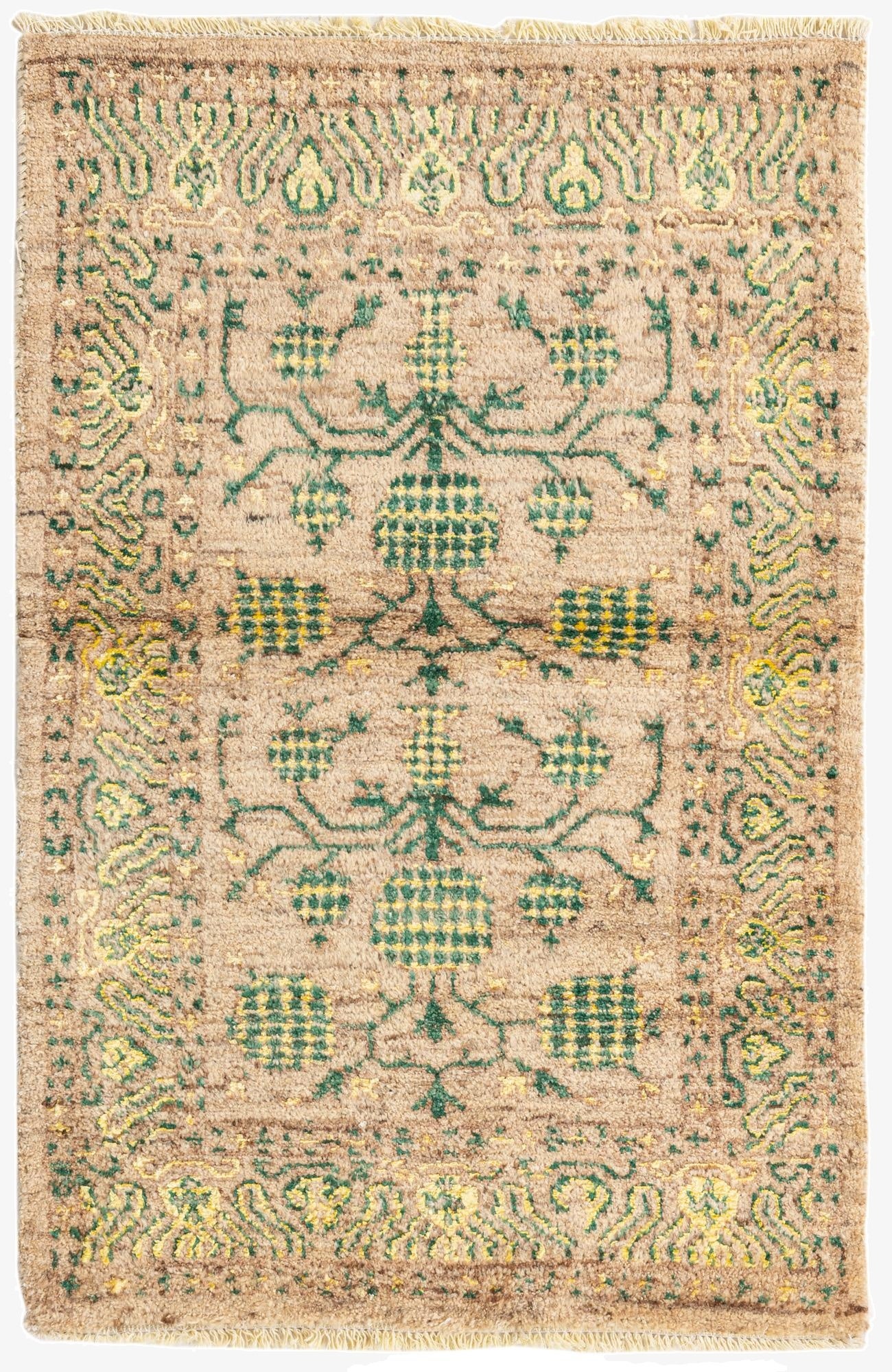 3' 2 x 4' 10  Hand Knotted Darya Rug