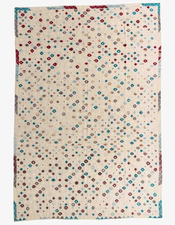 10' x 14' 5 Hand Knotted Darya Wool Rug