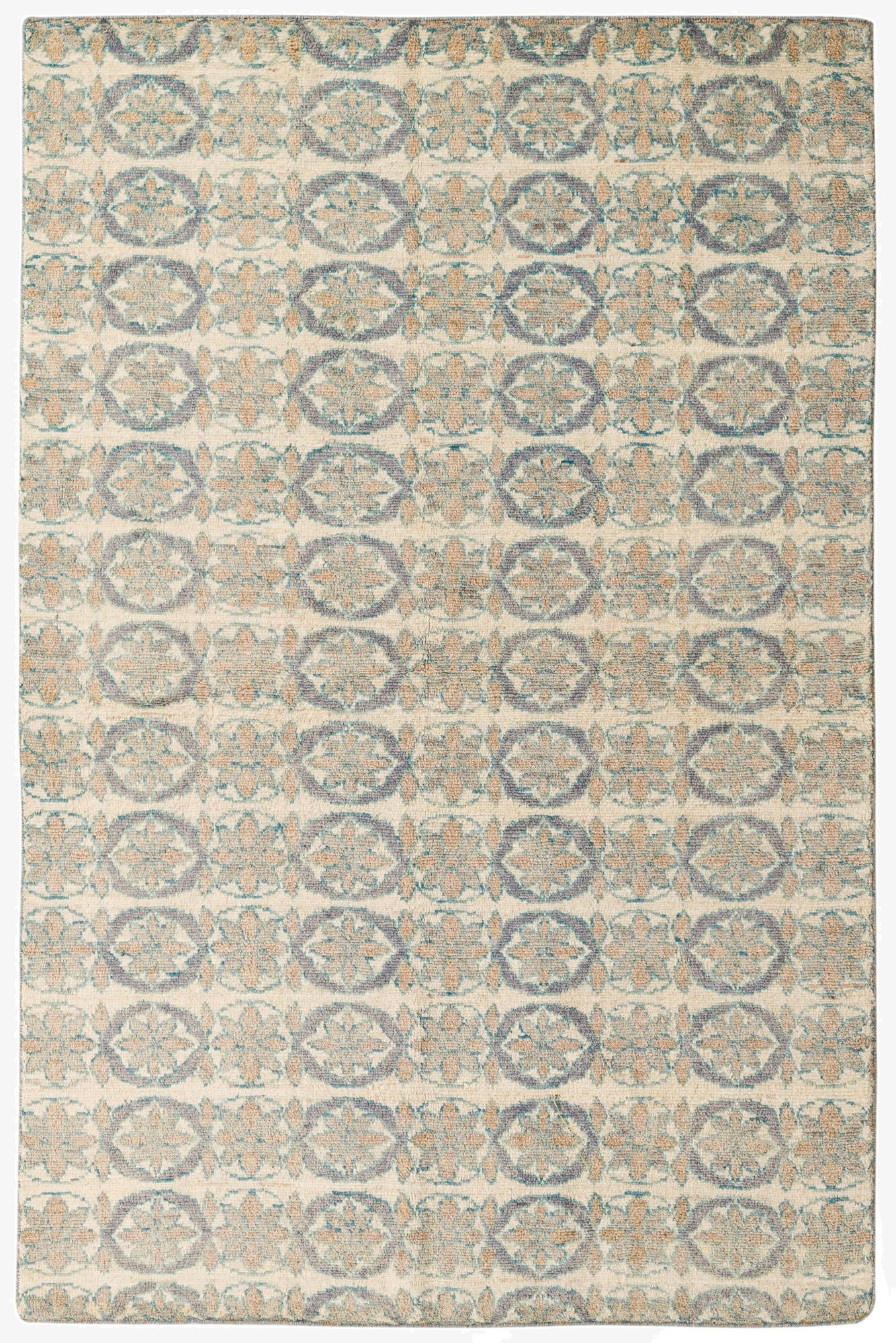 5' 6 x 8' 4  Hand Knotted Darya Wool Rug